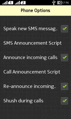 Speak Caller - ID And Message android App screenshot 1