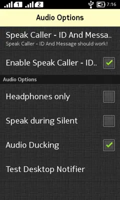 Speak Caller - ID And Message android App screenshot 2